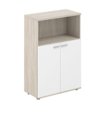 Шкаф двухдверный средний с нишей Sigma SG.846.OL.WH Дуб светлый Белый Шкаф двухдверный средний с нишей Sigma SG.846.OL.WH Дуб светлый Белый