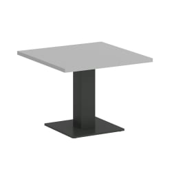 Стол журнальный квадратный ХОМЕ ОФФИCЕ ВР.СП-5-60.2Г Серый/Антрацит металл / HOME OFFICE VR.SP-5-60.2G