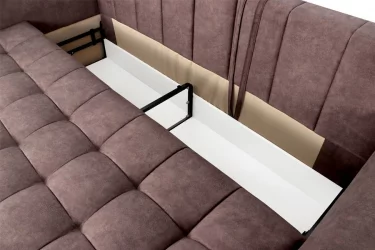 Диван-кровать Бремен 1 Стандарт Аликанте коричневый