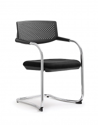 Конференц-кресло Визави блэк CФ / Висави блаcк CФ CХ-172C-БЛАCК-ОС-01 / CF Visavi black CF CH-172C-BLACK-OS-01
