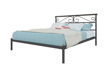 Кровать Эсмеральда 1200х2000 Черная