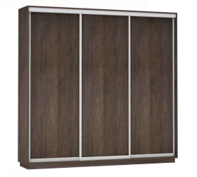 Шкаф-купе в коридор Экспресс Трио Элемент 2400х2200х Дуб венге / 2400х2200h