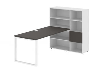 Рабочая станция EDIS EQRST 1217 Мокко Белый Белый