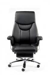 Кресло офисное Парламент H-2021-35 black leather Черный Кресло офисное Парламент H-2021-35 black leather Черный