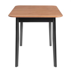 Обеденный стол Соната Люкс/ Sonata Lux table, 120х75х73 см массив сосны, антик/черный, 120х75х73 см