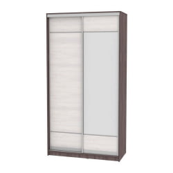 Шкаф-купе коричневый Б-220х120х60-3(ЯАТ-ЯАС-Д7Д8) / B-220х120х60-3(ЯАТ-ЯАС-D7D8)