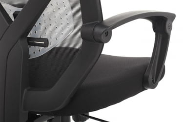 Кресло Оливер РCХ В-203АC Черный пластик/Черный / Oliver RCH W-203AC