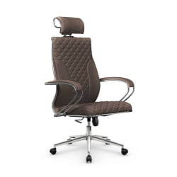 Кресло руководителя Metta L 2c 44C/K116 Infinity Easy Clean (MPES) Комплект 9 Светло-коричневое