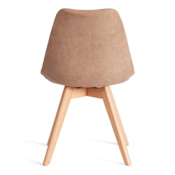 Стул TULIP SOFT (mod. 053V) дерево/пластик/ткань, 49,5 x 54,5 x 84 см, Бежевый (Beige) LY1701-4