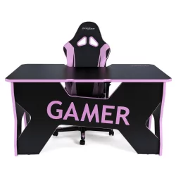Стол геймерский Generic Comfort Gamer2/DS/NP Розовый Черный