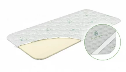 Наматрасник Ванила 70х195 трикотаж Стандарт / Vanila