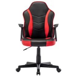 Кресло компьютерное BRABIX Shark GM-203 экокожа Черный-красный