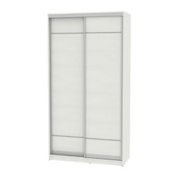 Белый шкаф-купе в спальню Б-220х120х60-3(ВД-Д7Д7) / B-220х120х60-3(ВД-D7D7)