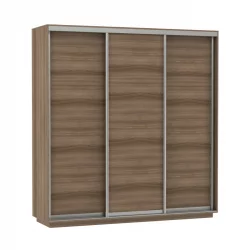 Трехстворчатый шкаф Экспресс Трио Элемент 2100х2400х Ясень шимо тёмный / 2100х2400h