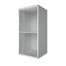 Шкаф низкий узкий правый Рива А.СУ-3.2 Пр Белый / Riva