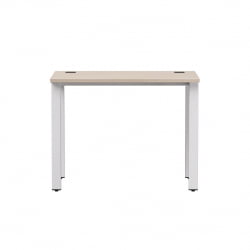 Стол прямой на металлокаркасе, опоры 45 гр Everprof EVO 254S001 Дуб Соната Белый