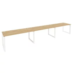 Рабочая станция на О-образном м/к ONIX O.MO-RS-3.4.7 Тиквуд Светлый/Белый