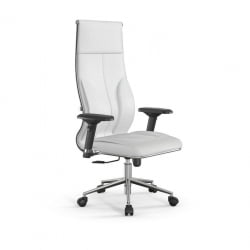 Кресло руководителя Мetta L 1m 46/4D Infinity Easy Clean (MPES) Комплект 8 Белое