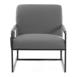 Кресло Charli LUX/Чарли Люкс К экокожа , Sharp Графит, 70х80х82 см