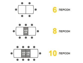 Обеденный стол Орфей 45 Мрамор темный-Оникс