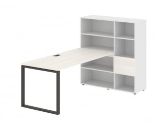 Рабочая станция EDIS EQRST 1217 Ясень Траун Мокко Белый