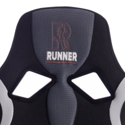Кресло RUNNER ткань, черный/серый, 2603/ 12/ 14
