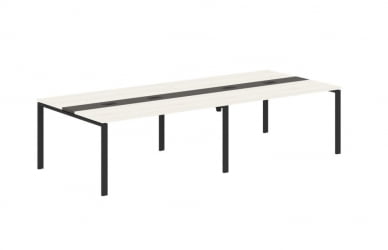 Переговорный стол EDIS EUCT 3114 Ясень Траун Мокко Черный