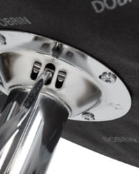 Стул барный ДОБРИН БАРНЙ (пудрово-голубой велюр (МДЖ9-74)) 2 шт / DOBRIN BARNY (MJ9-74))