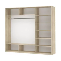 Трехстворчатый шкаф Прайм 1800 ДСП/ДСП/ДСП Венге