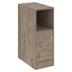 Тумба 5 ящиков ТИП-ОН завершающая, левая ОНИКС О.Р-ТВ-5ТИП(Л) Тиквуд Темный / TIP-ON ONIX O.R-TV-5TIP(L)