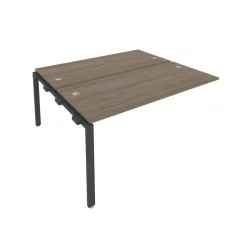 Проходной наборный элемент рабочей станции Метал Сйстем Б.ПРС-СП-2.4 Вяз/Антрацит / Metal System