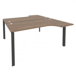 Рабочая станция на П-образном м/к ОНИКС О.МП-Д.СА-1 Дуб Аризона/Антрацит / ONIX O.MP-D.SA-1