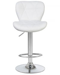 Стул барный ДОБРИН БАРНЙ (белый) 2 шт / DOBRIN BARNY