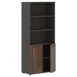 Шкаф с одним комплектом глухих малых дверей ЕДИС ЕХCС 85.5 Дуб Денвер темный Мокко Мокко / EDIS EHCS