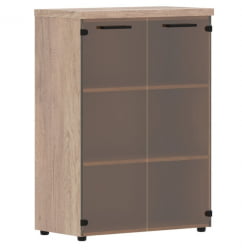 Шкаф со стеклянными дверьми и топом Torr LUX TMC 85.2 Дуб Каньон Шкаф со стеклянными дверьми и топом Torr LUX TMC 85.2 Дуб Каньон