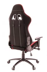 Кресло геймерское Еверпроф Лотус С4 Ткань Черный Красный / Everprof Lotus S4
