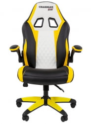 Игровое кресло CHAIRMAN Chairman гаме 15 Черный Желтый Белый / game