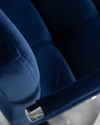Стул барный DOBRIN KRUGER ARM Синий велюр MJ9-117 Стул барный DOBRIN KRUGER ARM Синий велюр MJ9-117