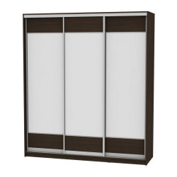 Шкаф-купе B-230х200х60-3(Венге-D8D8D8)