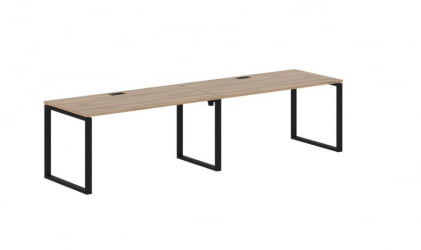 Бенч-система ЕДИС ЕКВСТ 3180 Дуб Денвер светлый Черный / EDIS EQWST
