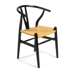 Стул WISHBONE (mod.CB2212) дерево вяз, 57*50.5*79.5, черный