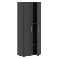 Шкаф с глухими дверьми Forta FHC 80.1(Z) Черный графит Шкаф с глухими дверьми Forta FHC 80.1(Z) Черный графит