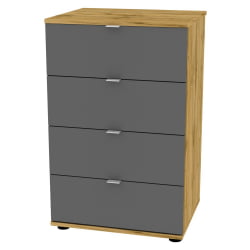 Комод Алиса(K2)856х540х459сторцевойручкой(ДВ-Графит) Комод Алиса(K2)856х540х459сторцевойручкой(ДВ-Графит)