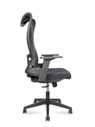 Кресло офисное WAVE T A3-M(BLACK) Черный