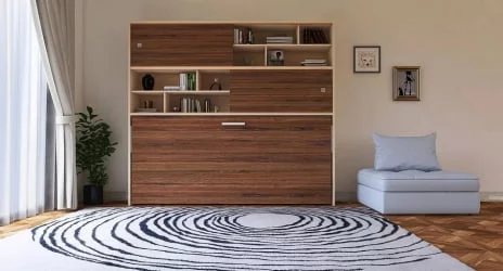 Кровать-трансформер Смарт 3 с полками Венге