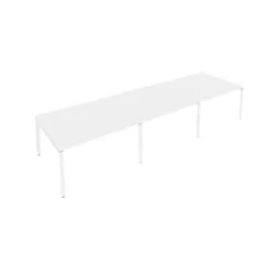 Переговорный стол (3 столешницы) Метал Сйстем Б.ПРГ-3.3 Белый / Metal System