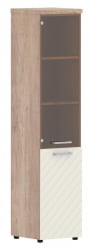 Шкаф колонка комбинированная с топом (левый) Torr LUX TLHC 42.2 L Дуб Каньон Латте