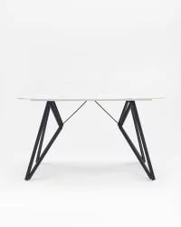 Стол обеденный Денвер 140кс90 Белый / 140x90