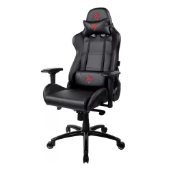 Геймерское кресло Arozzi Verona Signature Black PU Red Logo