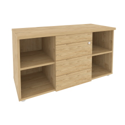 Тумба сервисная с ящиками TIP-ON ONIX O.TS-11 TIP Тиквуд Светлый